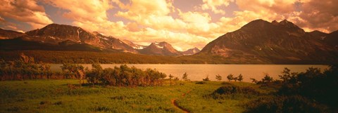 Framed Saint Mary Lake, Montana Print