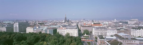 Framed Austria, Vienna, High angle view of the city Print