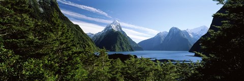 Framed Milford Sound, Fiordland National Park, New Zealand Print