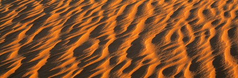 Framed Wind blown Sand TX USA Print