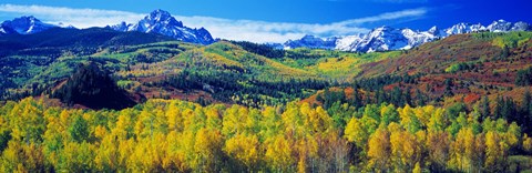 Framed San Juan Mountains, Colorado, USA Print