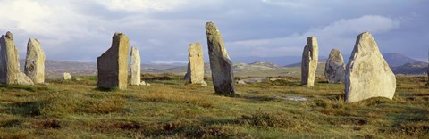Framed Callanish Stones, Isle Of Lewis, Outer Hebrides, Scotland, United Kingdom Print
