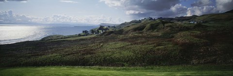 Framed Clouds over a landscape, Isle Of Skye, Scotland Print
