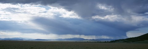 Framed Storm cloud over a landscape, Weston Pass, Colorado, USA Print