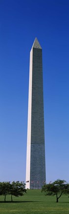 Framed Low angle view of the Washington Monument, Washington DC, USA Print