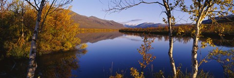 Framed Vistas River, Lapland, Sweden Print