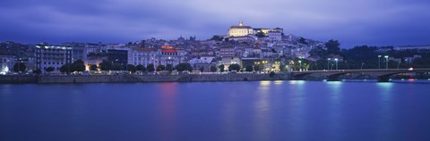 Framed Buildings at the waterfront, Mondego River, Coimbra, Beira Litoral, Beira, Portugal Print