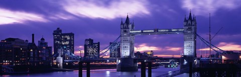 Framed Tower Bridge, Landmark, London, England, United Kingdom Print