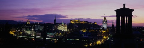 Framed Scotland, Edinburgh Castle Print