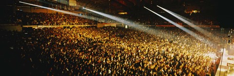 Framed Rock Concert Interior Chicago IL USA Print