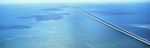 Framed Seven Miles Bridge Florida Keys FL USA Print