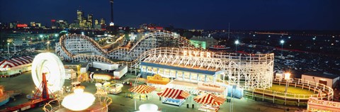 Framed Amusement Park Ontario Toronto Canada Print