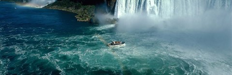 Framed Boat trip at Niagara Falls, Canada Print