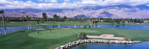 Framed Golf Course, Palm Springs, California, USA Print