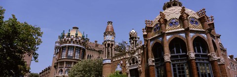 Framed Low angle view of a hospital, Hospital De Sant Pau, Barcelona, Spain Print