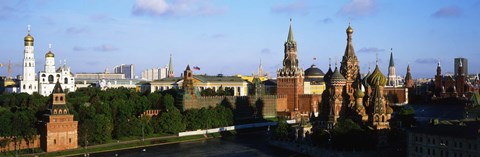 Framed Russia, Moscow, Red Square Print