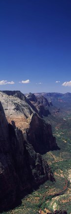 Framed View from Observation Point, Zion National Park, Utah, USA Print