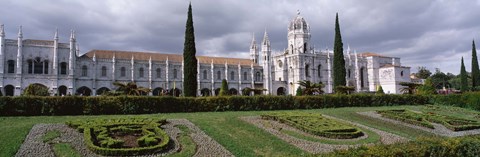 Framed Portugal, Lisbon, Facade of Jeronimos Monastery Print