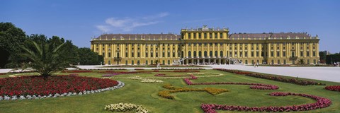 Framed Facade of a building, Schonbrunn Palace, Vienna, Austria Print