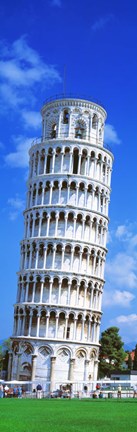 Framed Tower Of Pisa, Tuscany, Italy Print