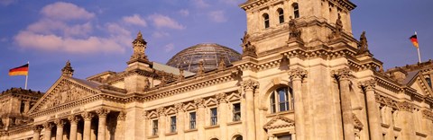 Framed Germany, Berlin, Reichstag, glass dome Print