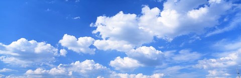 Framed Gathering clouds Print