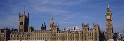 Framed Big Ben and the Houses Of Parliament, London, England Print
