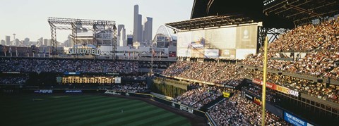 Framed Stands in SAFECO Field Seattle WA Print