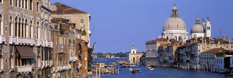 Framed Buildings Along the Grand Canal, Venice Italy Print