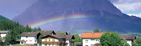Framed Rainbow Innsbruck Tirol Austria Print
