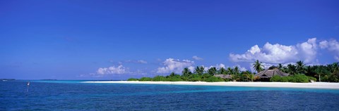 Framed Beach Scene Maldives Print