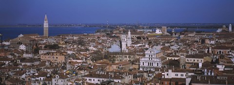 Framed Aerial view of Venice, Italy Print
