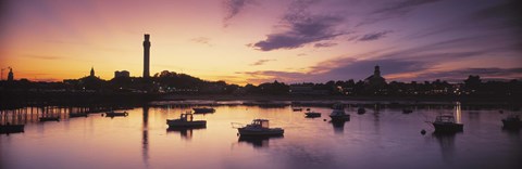 Framed Harbor Cape Cod MA Print