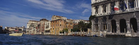Framed Buildings on the Venice, Italy Waterfront Print