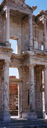 Framed Turkey, Ephesus, facade of library ruins Print