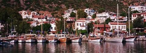 Framed Kalkan, Turkey Print