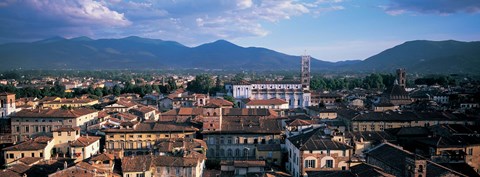 Framed Italy, Tuscany, Lucca Print