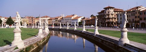 Framed Prato Della Valle, Padua, Italy Print