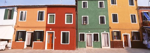 Framed Burano, Venice, Italy Print