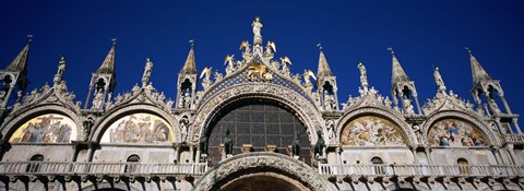 Framed Low angle view of a building, Venice, Italy Print