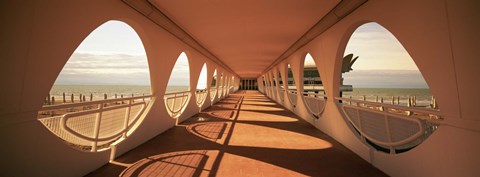 Framed Corridor of a building, Lignano Sabbiadoro, Italy Print