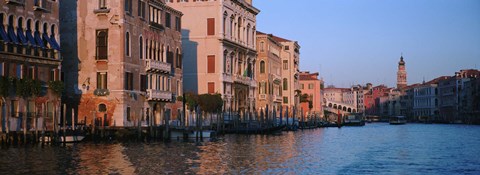 Framed Buildings at the waterfront, Grand Canal, Venice, Italy Print