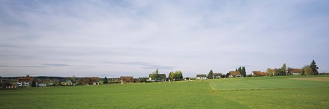 Framed Houses on a landscape, Germany Print