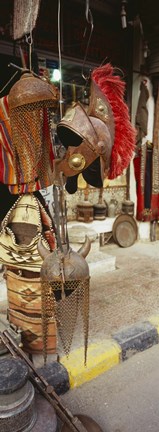 Framed Souvenirs displayed in a market, Palmyra, Syria Print