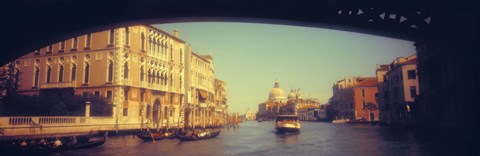 Framed City viewed through a bridge, Ponte Dell&#39;Accademia, Venice, Veneto, Italy Print