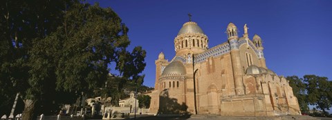 Framed Low angle view of a church, Notre Dame D&#39;Afrique, Algiers, Algeria Print