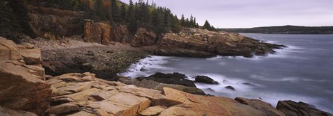 Framed Monument Cove, Mount Desert Island, Acadia National Park, Maine Print