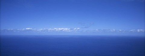 Framed Panoramic view of the seascape, Boaventura, Sao Vicente, Madeira, Portugal Print