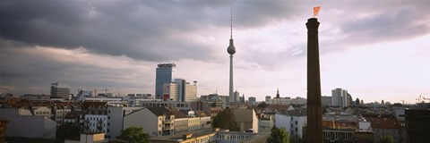 Framed Tower in a city, Berlin, Germany Print