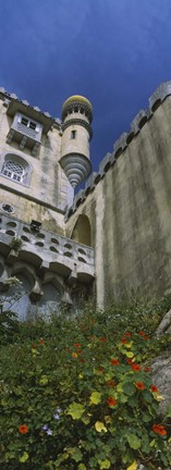 Framed Low angle view of a palace, Palacio De Pina, Sintra, Estremadura, Portugal Print